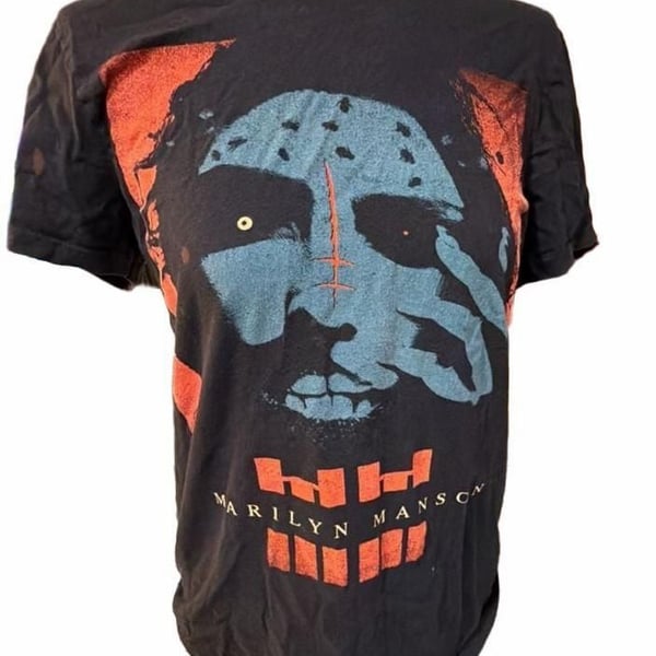Bay Island Marilyn Manson The High End Of Low Size M Black T-Shirt
