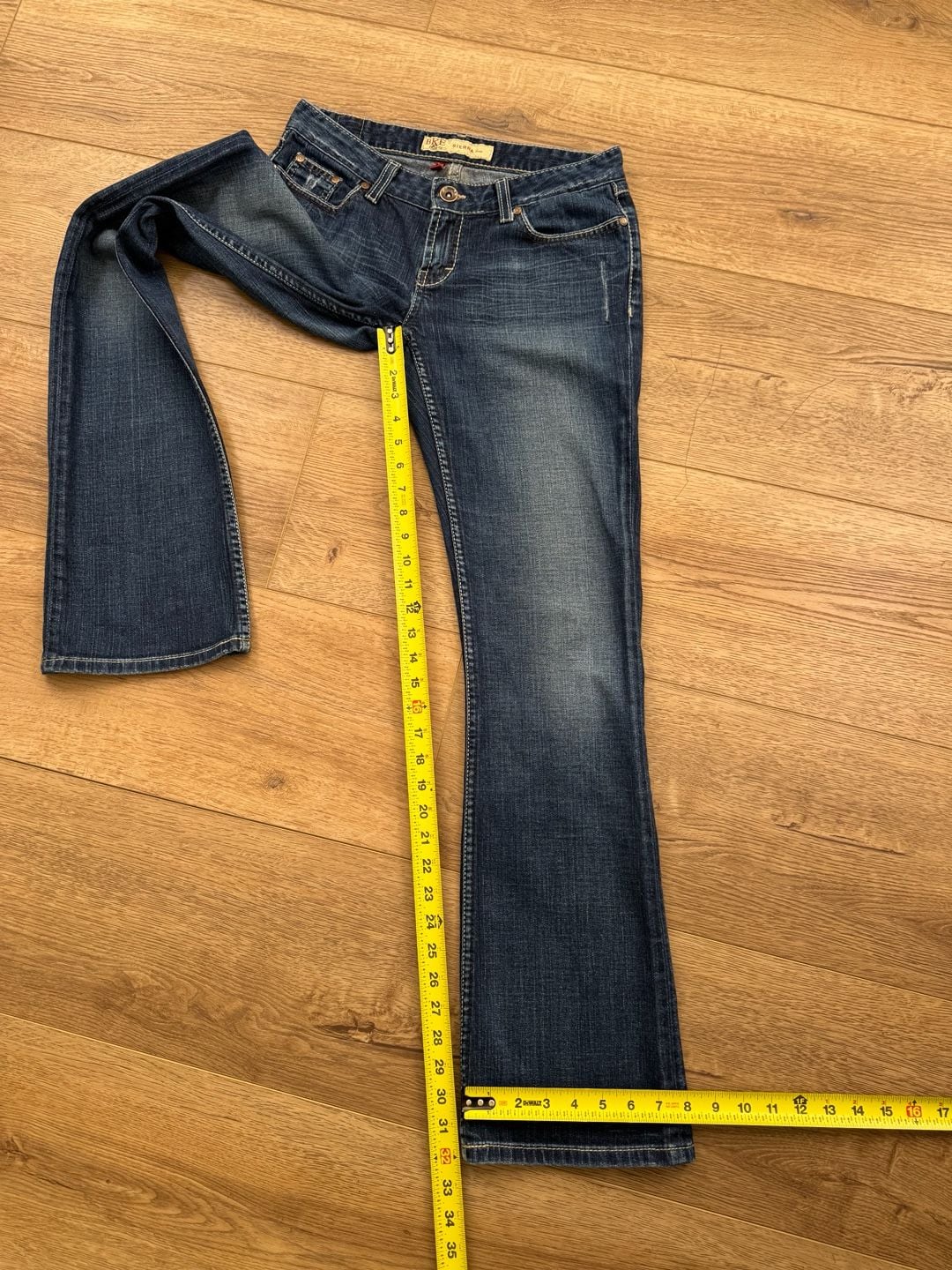 BKE Sierra Boot Jeans Womens 28 x 33.5 Blue Low Rise Stretch Denim 12
