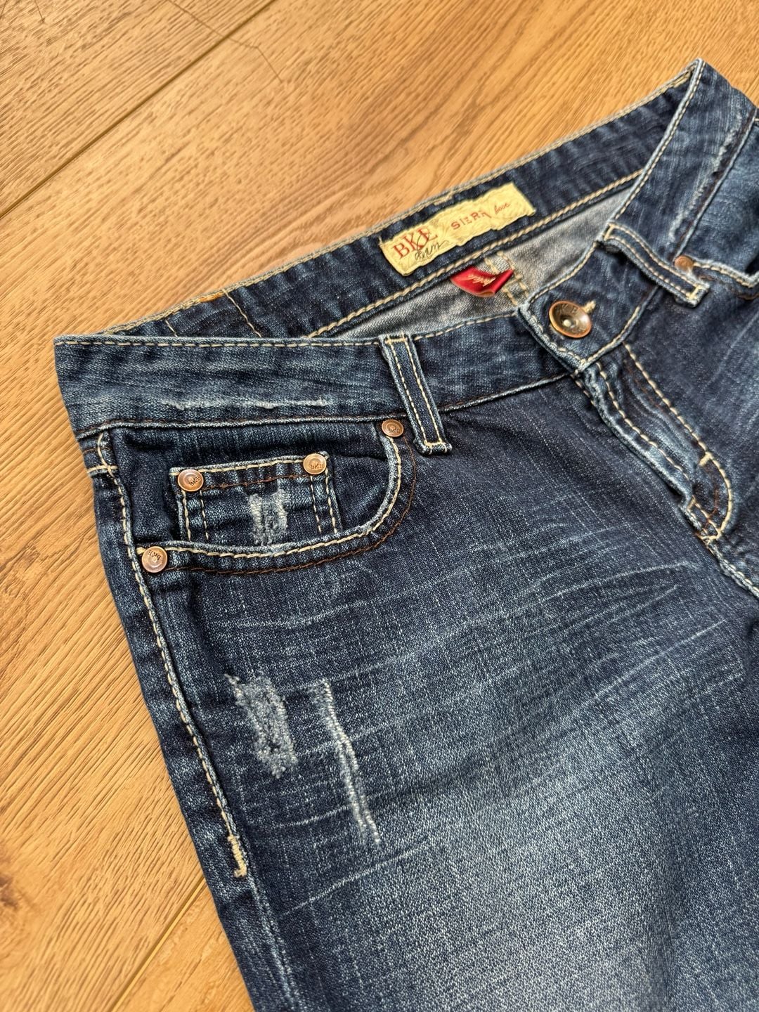 BKE Sierra Boot Jeans Womens 28 x 33.5 Blue Low Rise Stretch Denim 13
