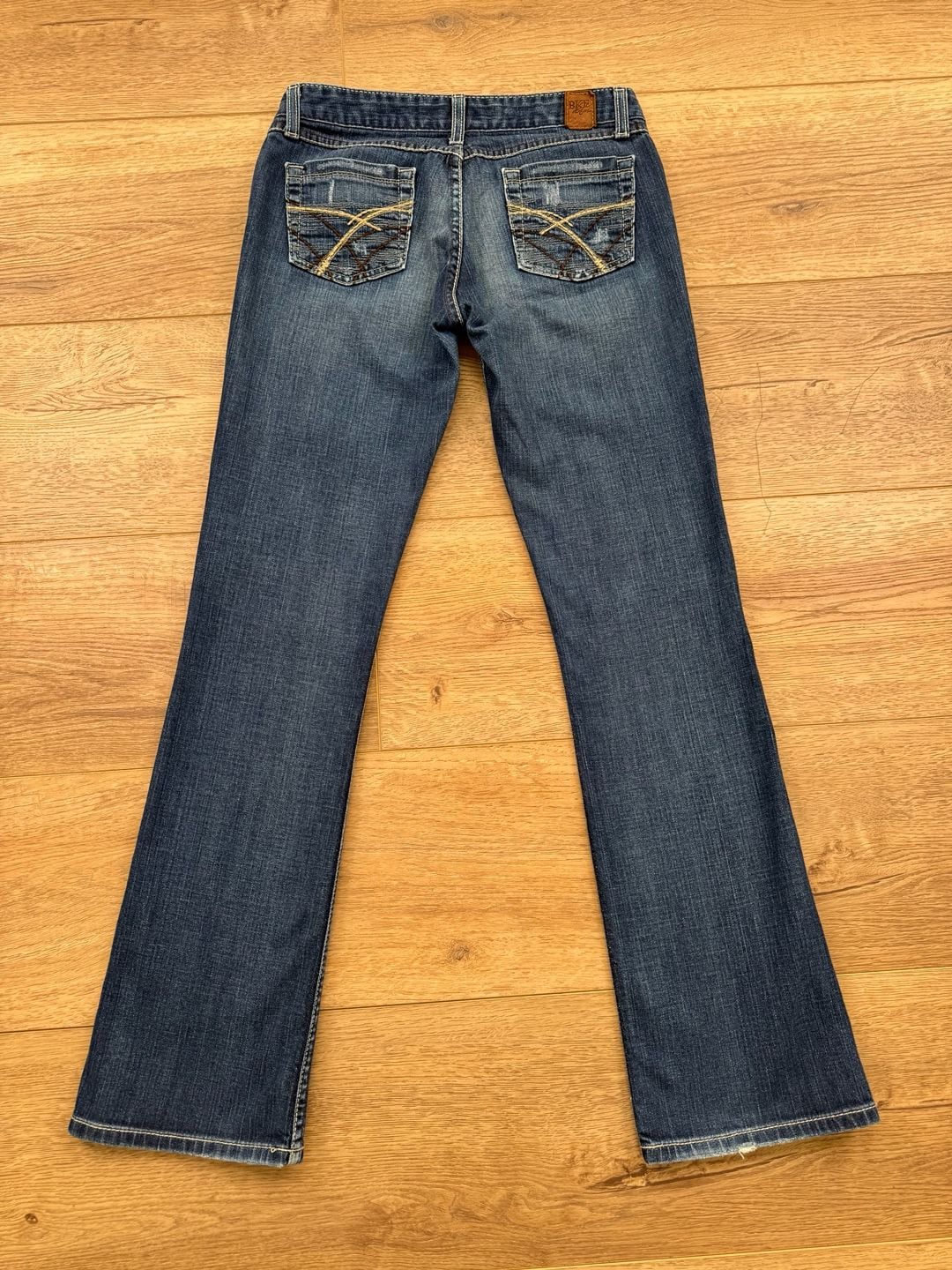 BKE Sierra Boot Jeans Womens 28 x 33.5 Blue Low Rise Stretch Denim 14
