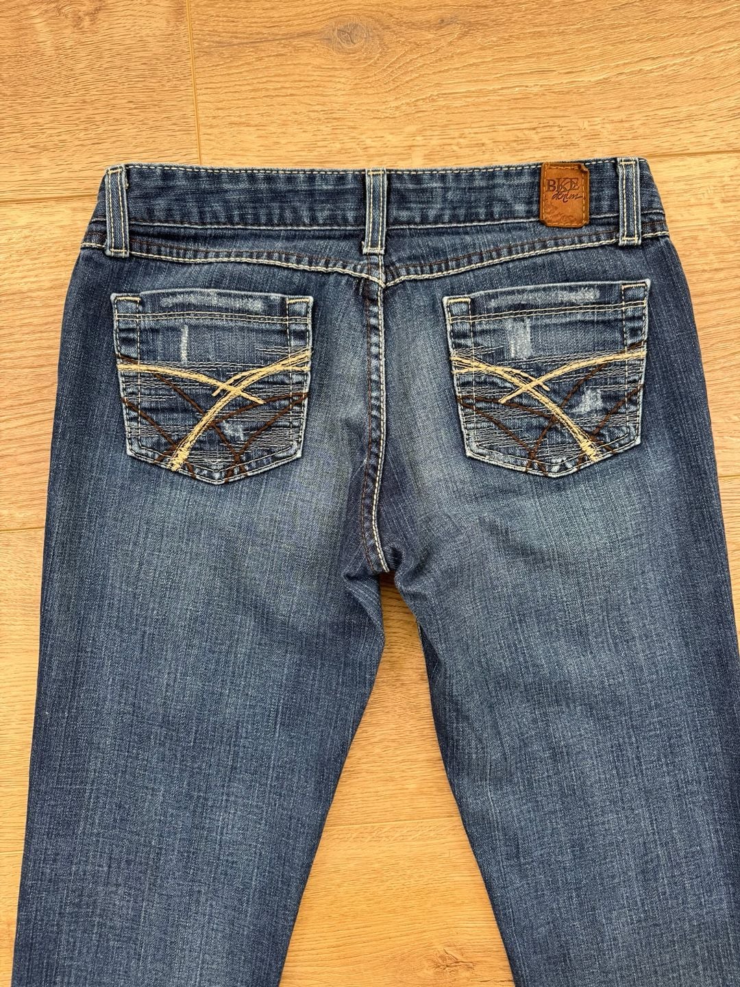 BKE Sierra Boot Jeans Womens 28 x 33.5 Blue Low Rise Stretch Denim 15