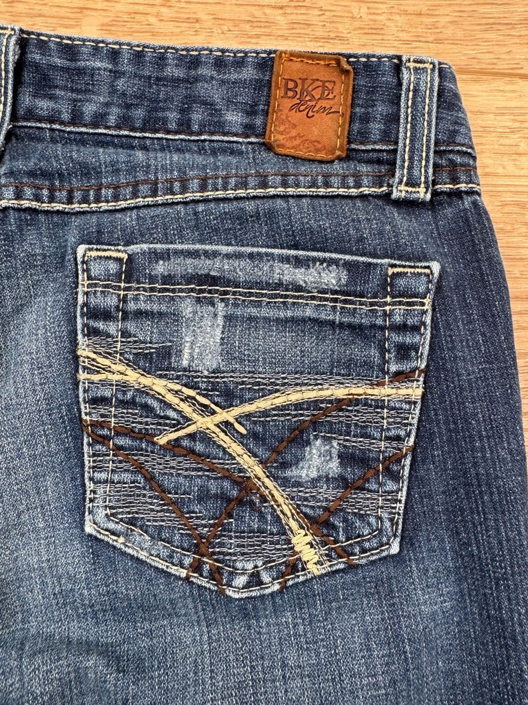 BKE Sierra Boot Jeans Womens 28 x 33.5 Blue Low Rise Stretch Denim 16