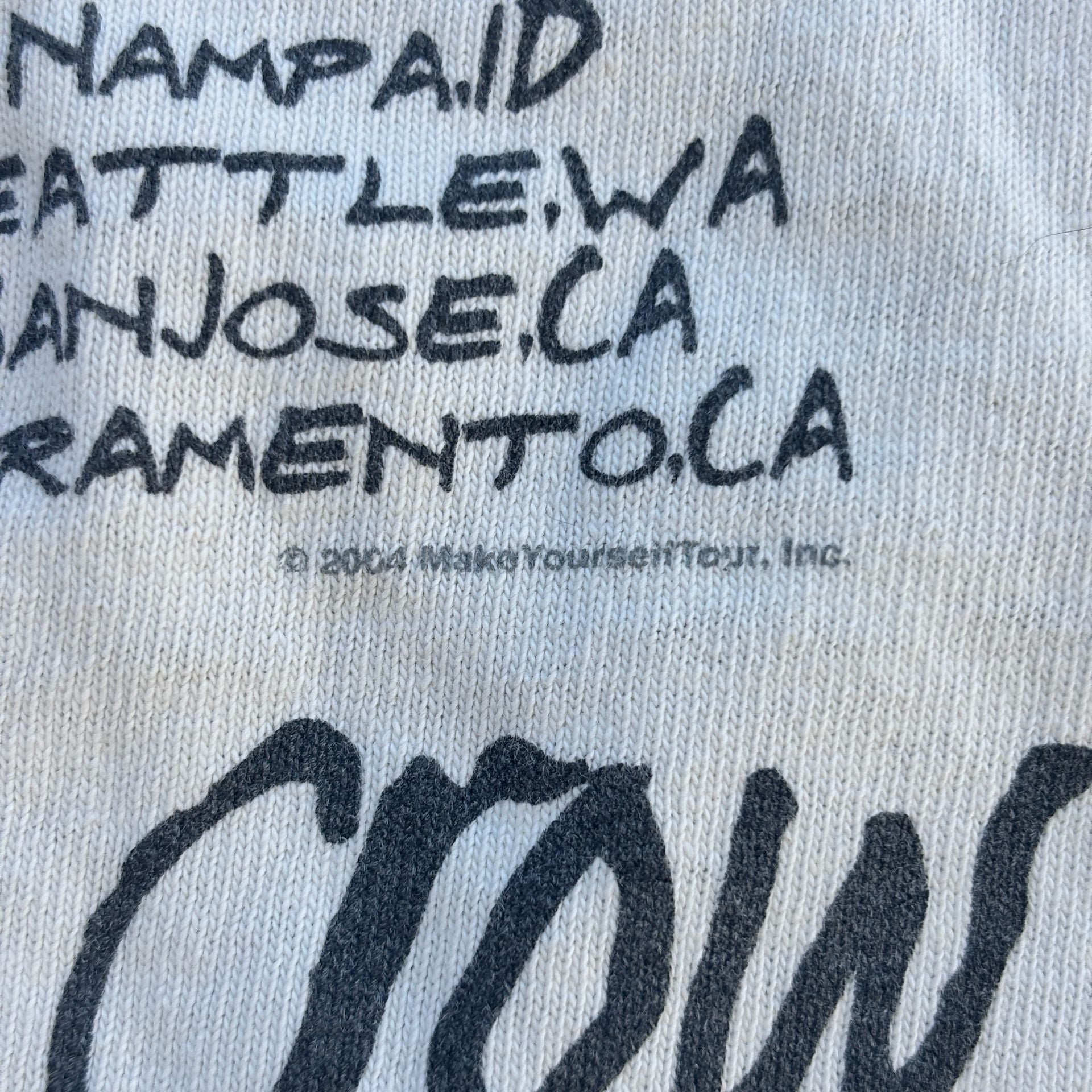 2004 Vintage Incubus A Crow Left of the Murder Tour T-Shirt Size S 10