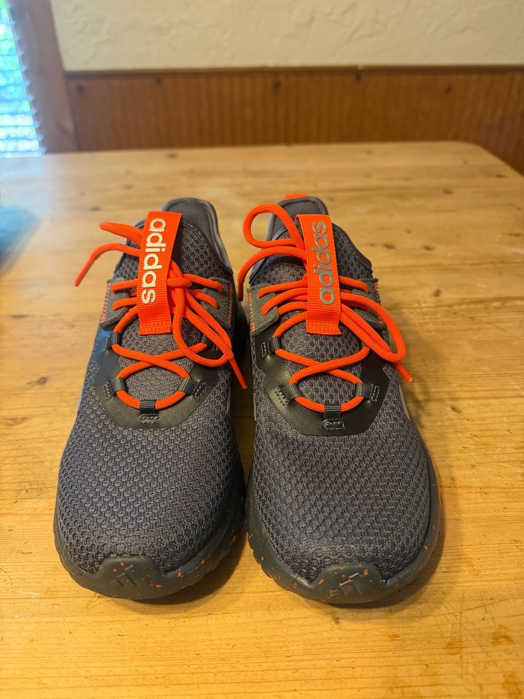 Adidas Kaptir 4.0 Size 5 Grey Orange Sneakers 5