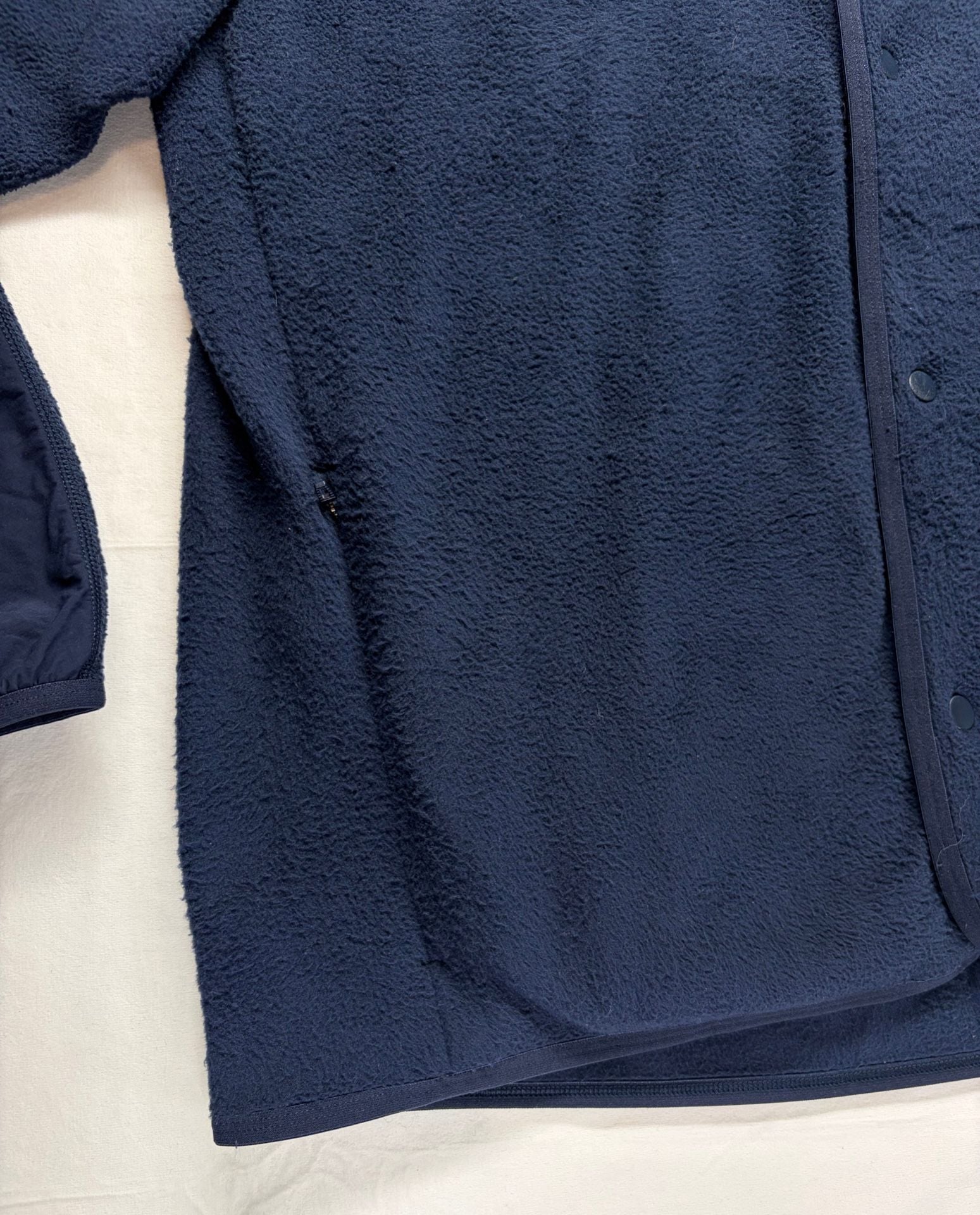 Lululemon Fleece Snap-Front Cardigan Size L Navy Blue Jacket 4