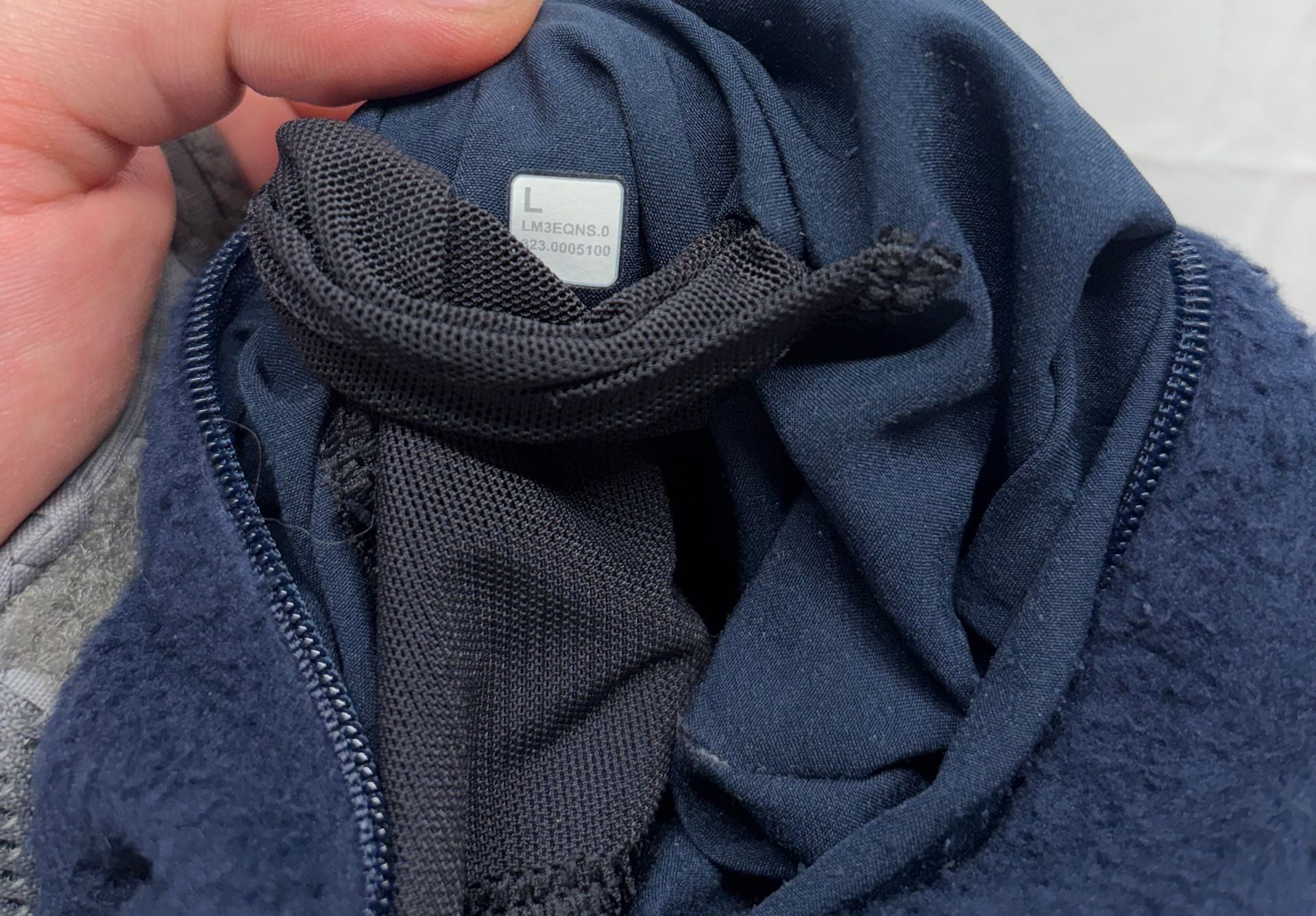 Lululemon Fleece Snap-Front Cardigan Size L Navy Blue Jacket 9