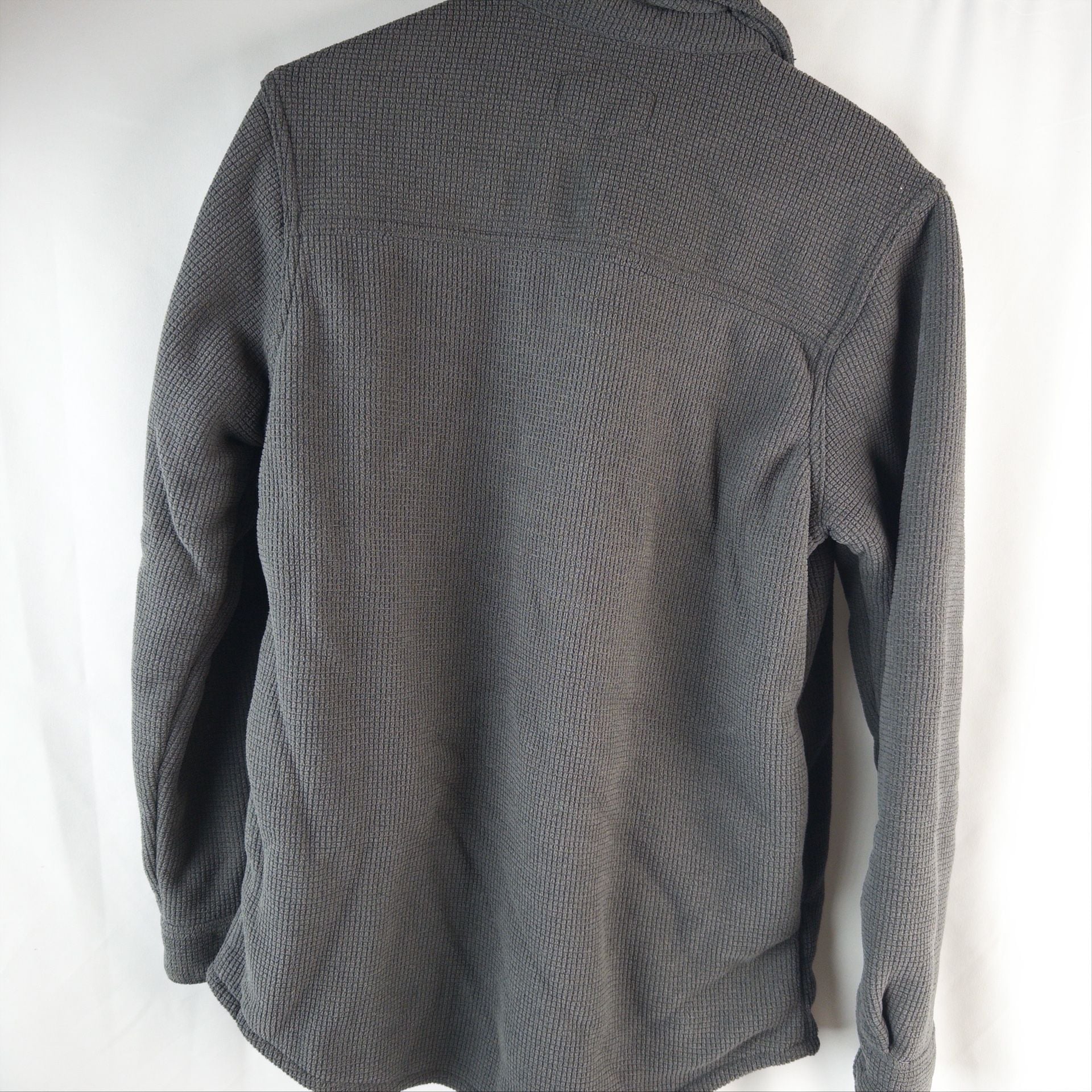 Freedom Foundry Teton Sherpa Fleece Shirt Jacket Charcoal Gray 8
