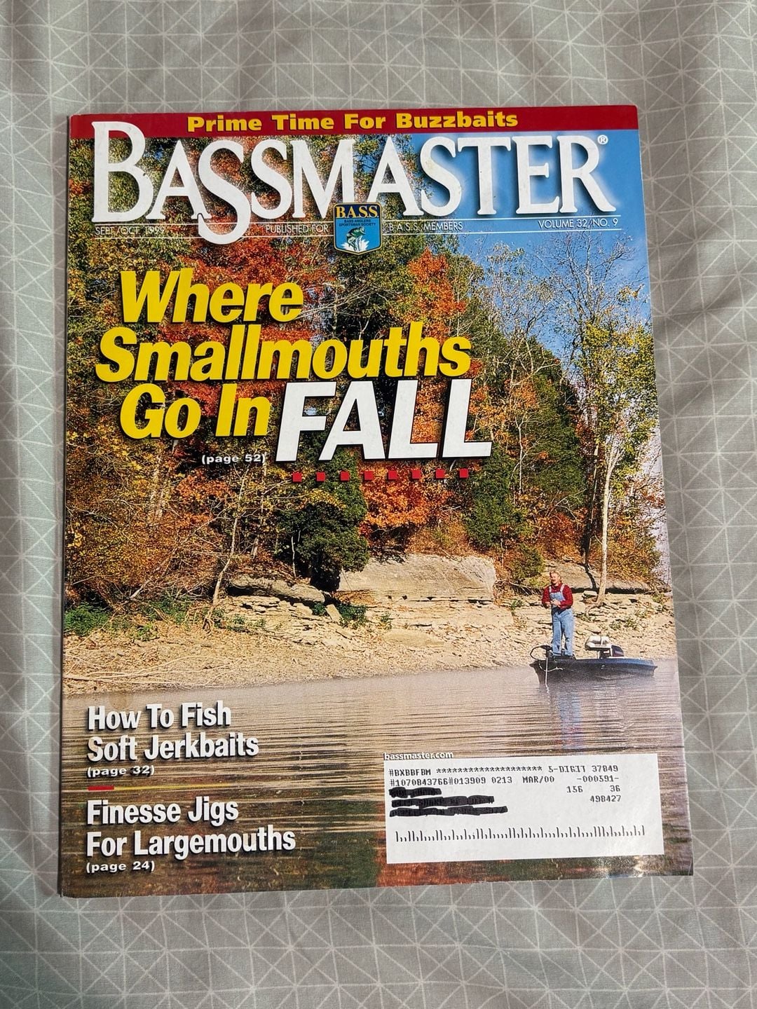 Bassmaster Magazine Sept/Oct 1999 Volume 32 No 9 1