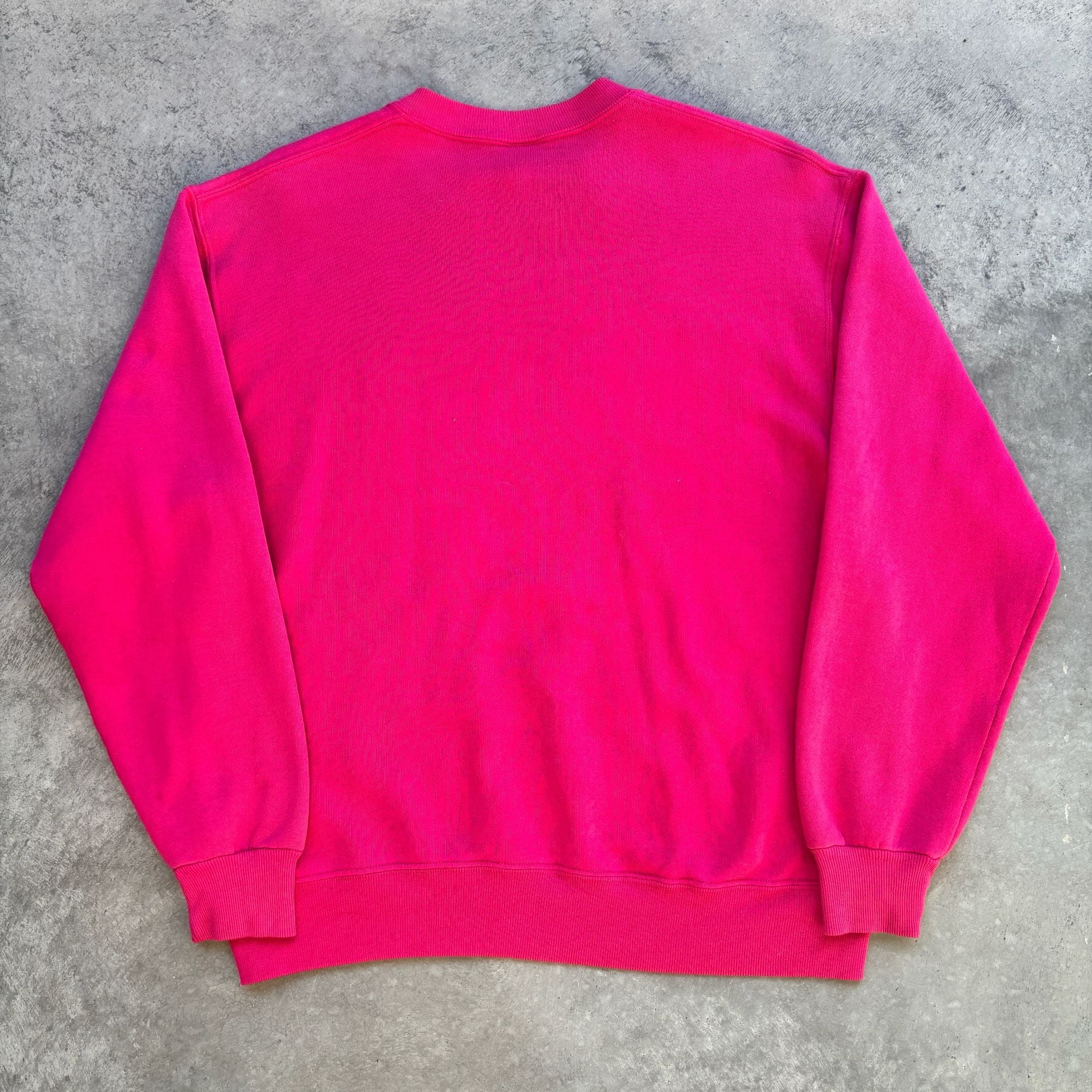 1990’s Vintage Russell Athletic Blank Crewneck Sweatshirt Pink Size L 8