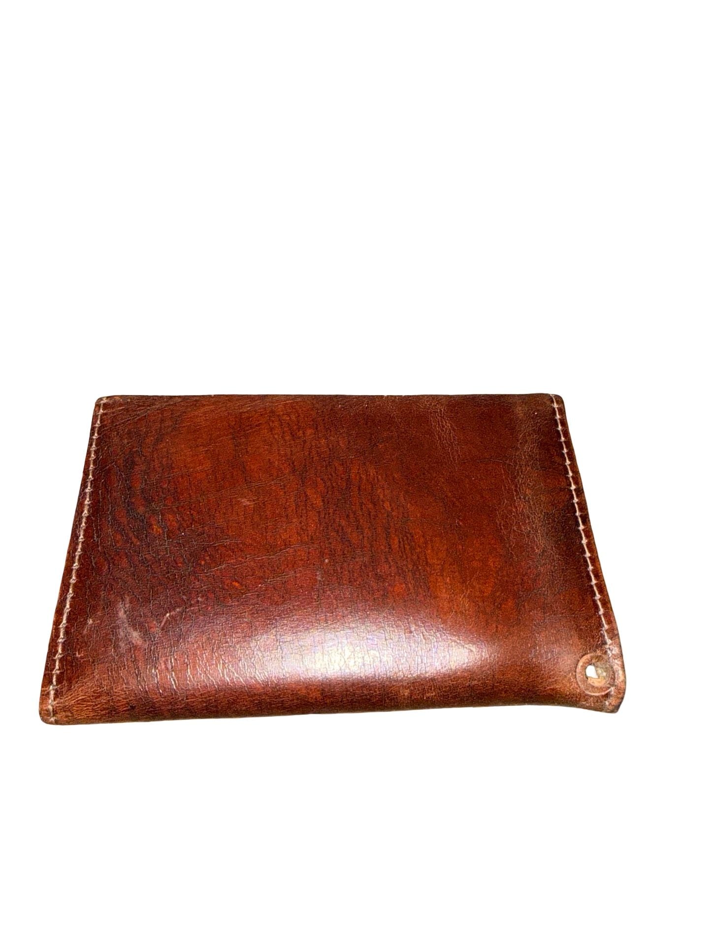Harley-Davidson Antique Brown Leather Biker Wallet 6