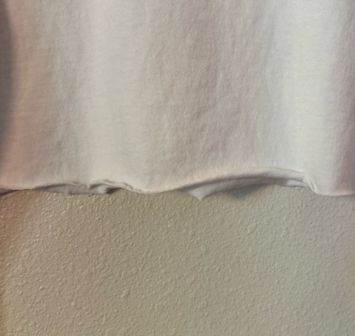 Coca-Cola Long Sleeve Crop Top Size S White Real Thing 7