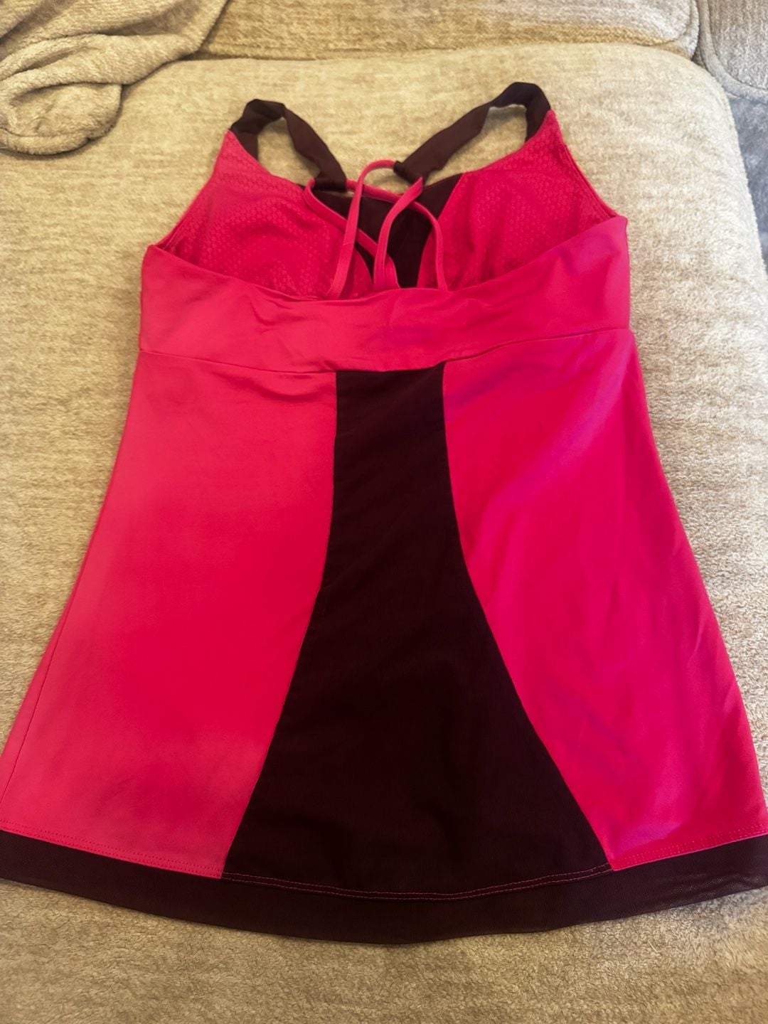 Patagonia Turnaround Tank Top Size S Pink Athletic Shirt 8