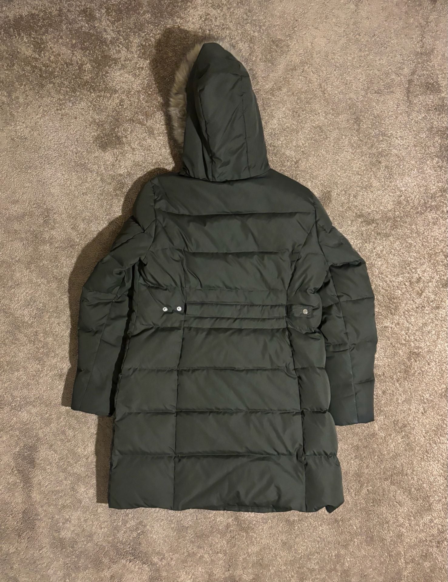Lauren Ralph Lauren Womens Large Olive Green Goose Down Packable Puffer Coat 6