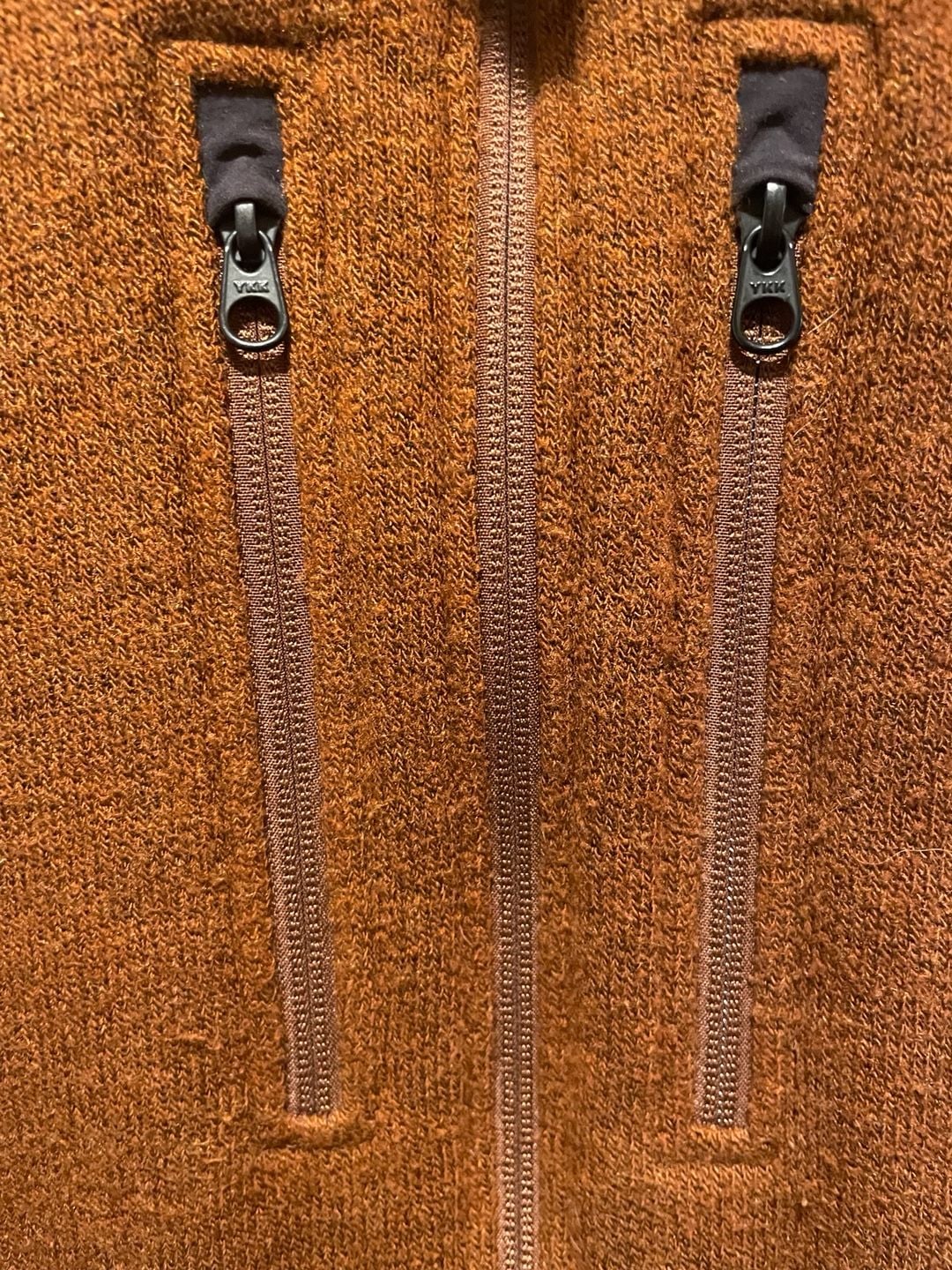 KÜHL Brown Full Zip Technical Fleece Jacket Size M Gorpcore Outdoor 8