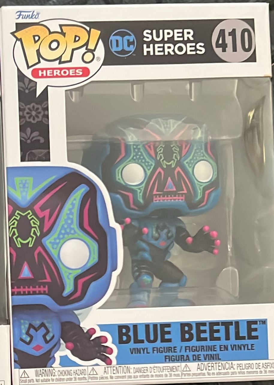 Funko Pop! DC Super Heroes Blue Beetle #410 Vinyl Figure 1