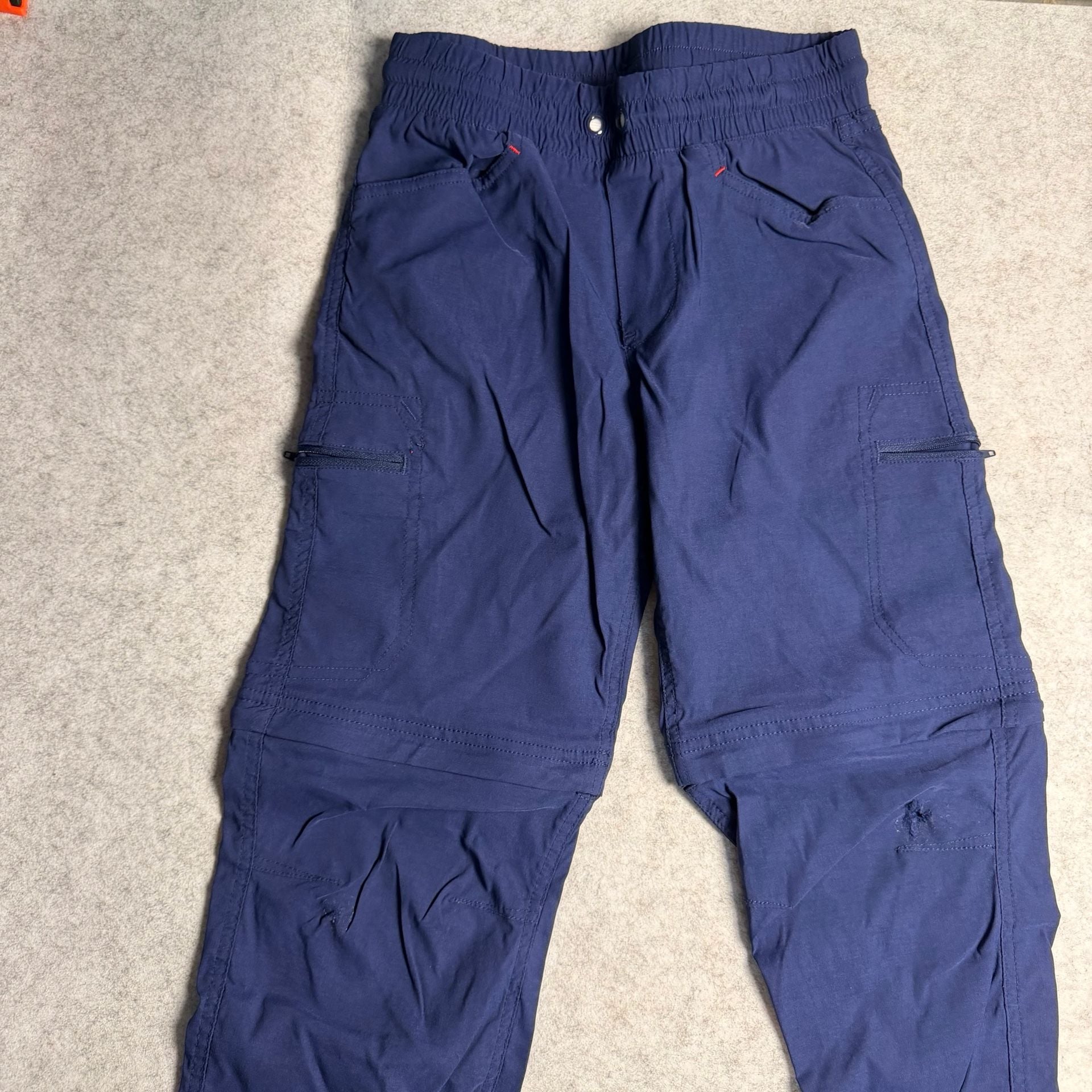 Eddie Bauer Kids Boys Ranger Zip-Off Jogger Pants Navy Blue 5