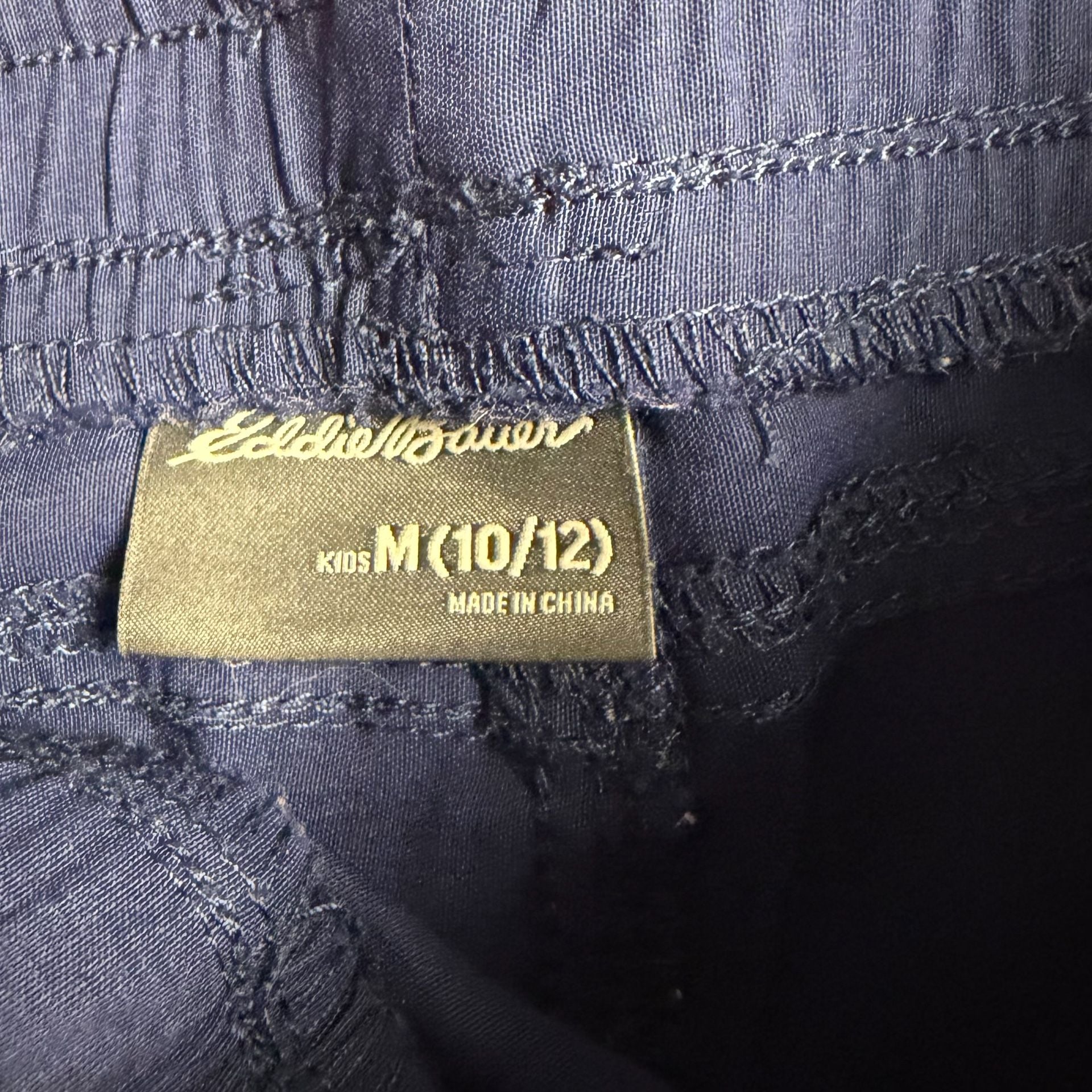 Eddie Bauer Kids Boys Ranger Zip-Off Jogger Pants Navy Blue 8