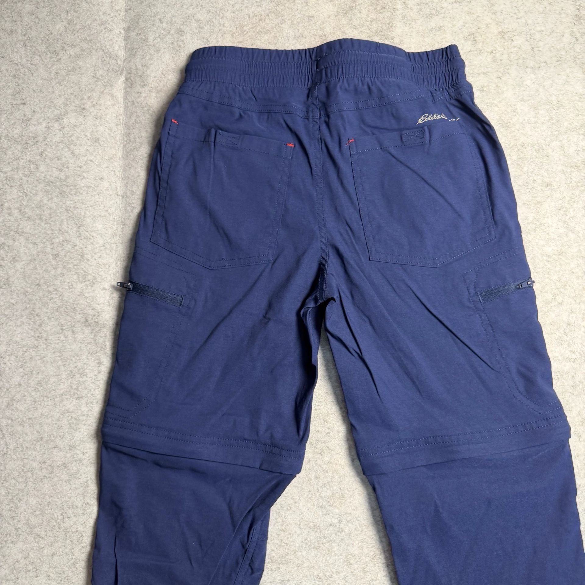 Eddie Bauer Kids Boys Ranger Zip-Off Jogger Pants Navy Blue 11