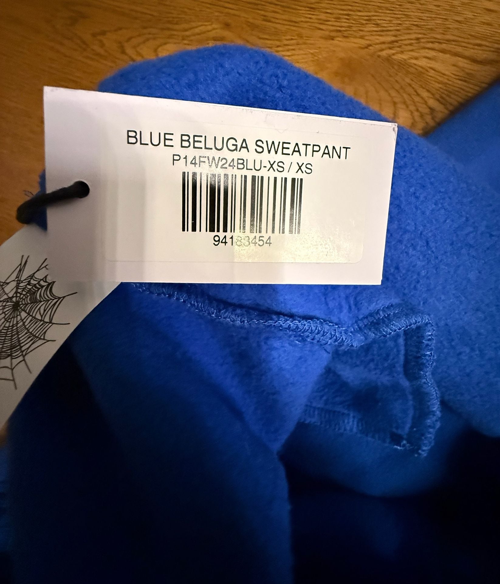 Authentic Sp5der Blue Beluga Sweatpant Size Xs Blue 5