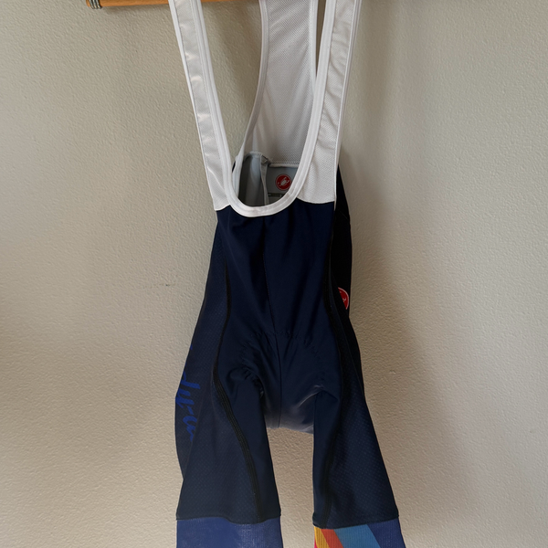 Castelli Cycling Bib Shorts Size S Blue