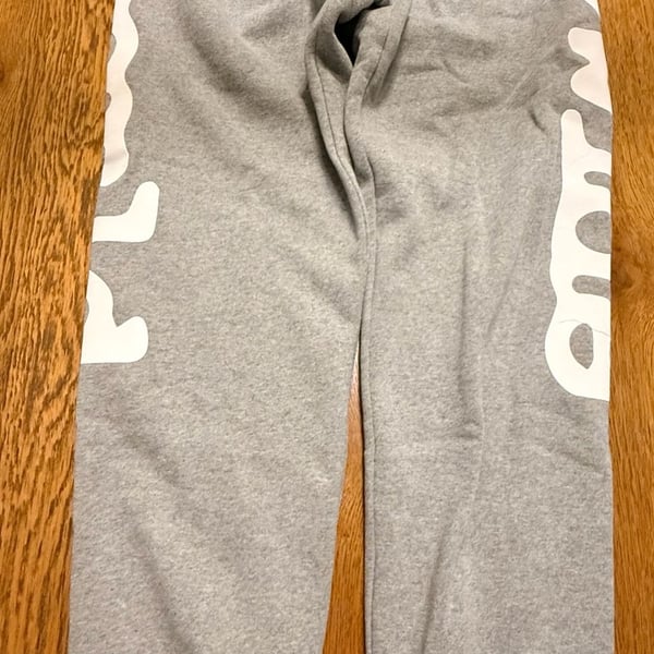 Authentic Sp5der Beluga V2 Sweatpant Size XS Dark Heather Grey