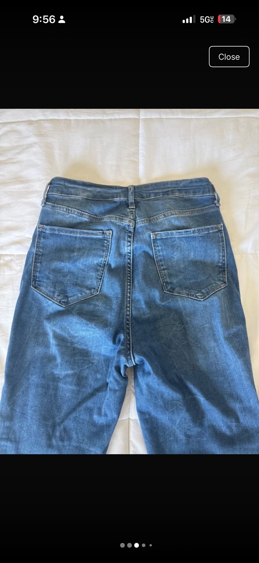 NWT Old Navy extra High Rise Rockstar Super Skinny Jeans Secret Slim Pockets Lydia size 8 6