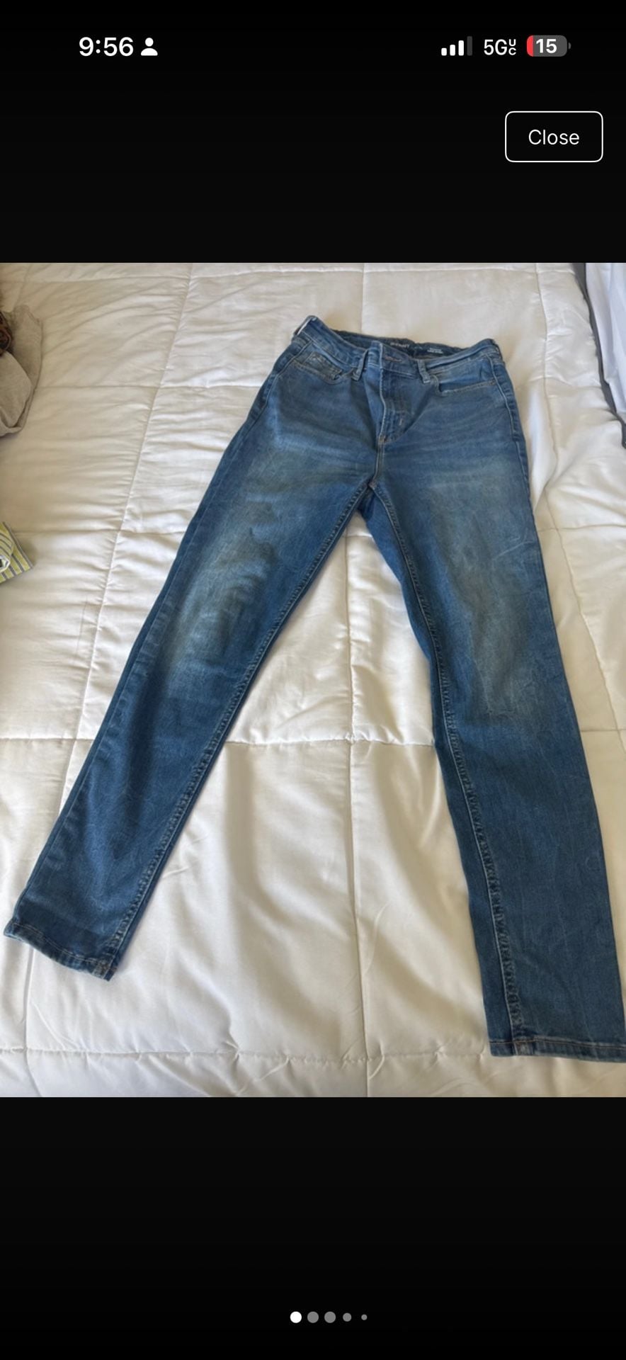 NWT Old Navy extra High Rise Rockstar Super Skinny Jeans Secret Slim Pockets Lydia size 8 8