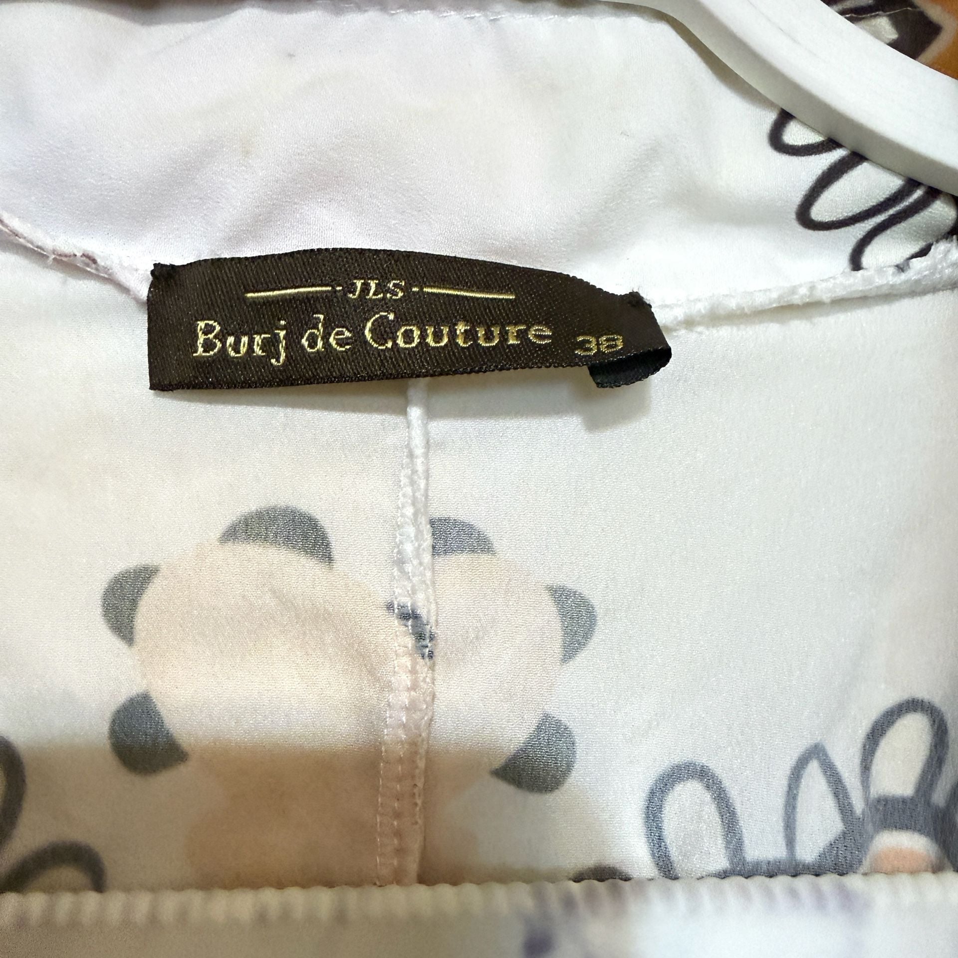 Burj De Couture Jacket Size 38 Floral Crop Top 4