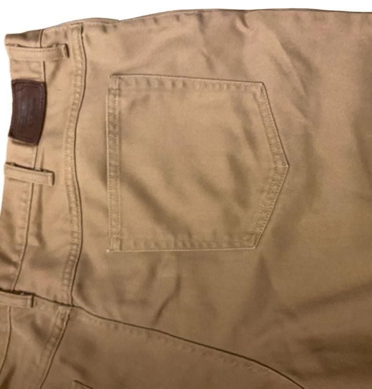LL Bean Classic Fit Pocket Pants Size 42x32 Tan OJAV 5 9