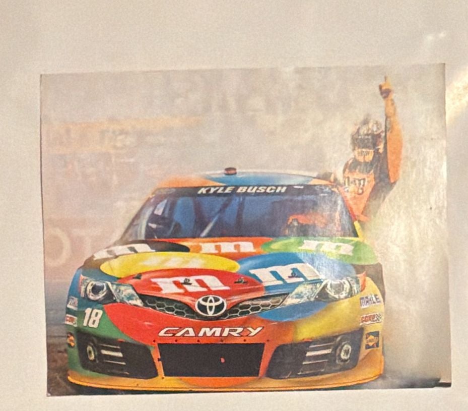 Kyle Busch M&M's NASCAR Promotional Print Poster 2013 1