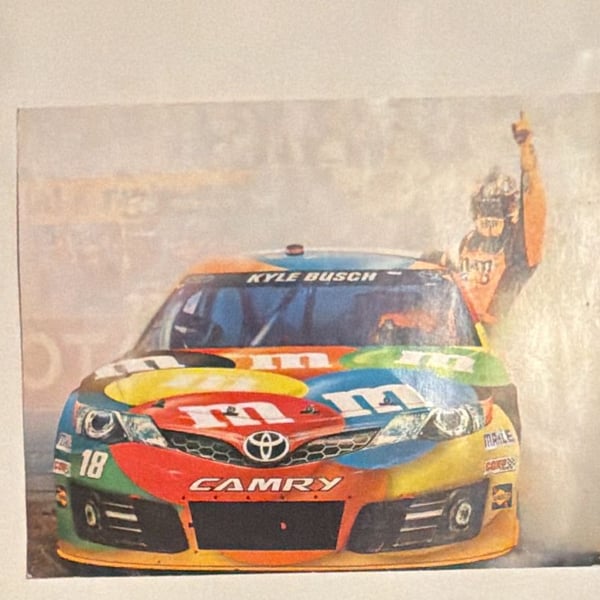 Kyle Busch M&M's NASCAR Promotional Print Poster 2013
