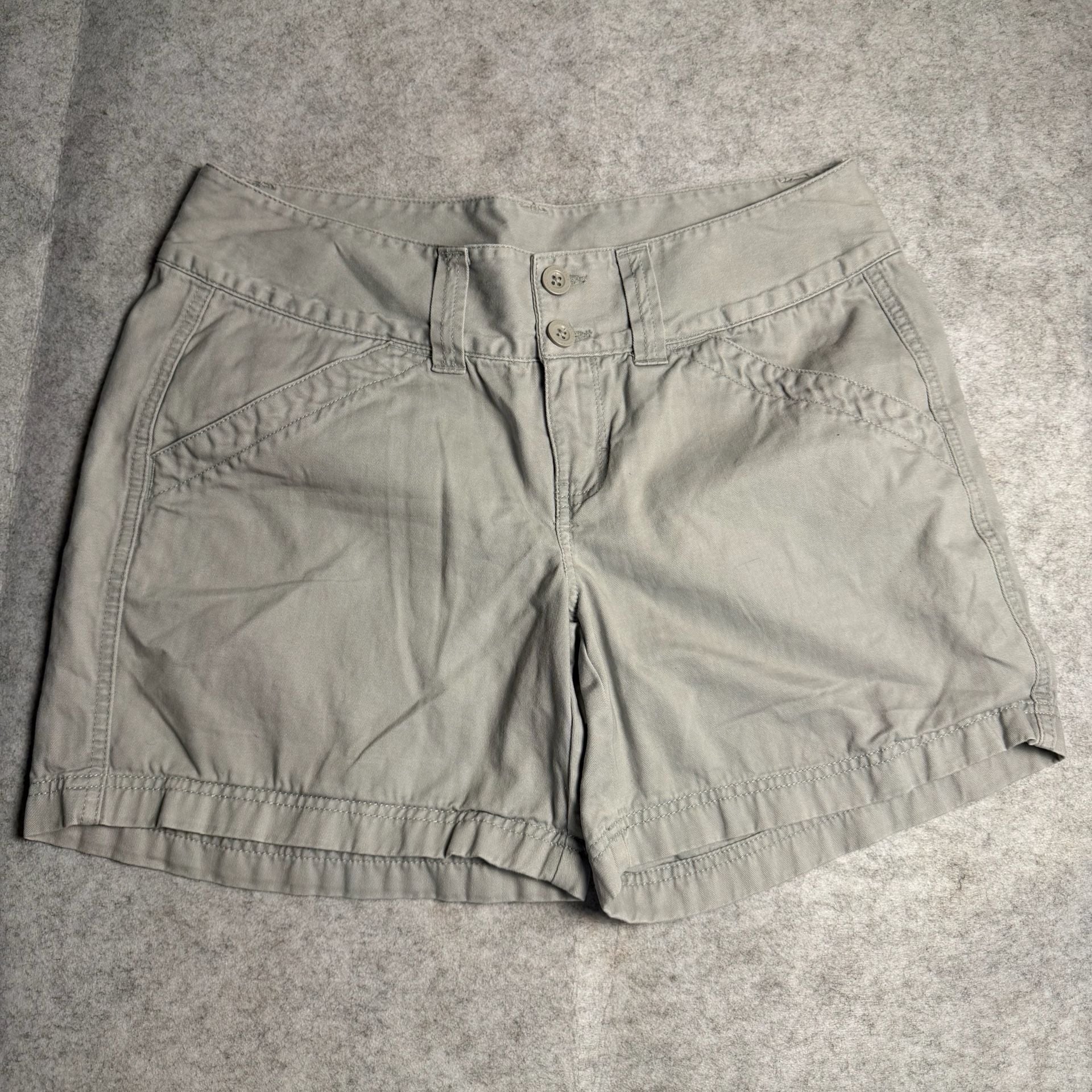 The North Face Utility Shorts Gray Canvas Outdoor Pockets 2