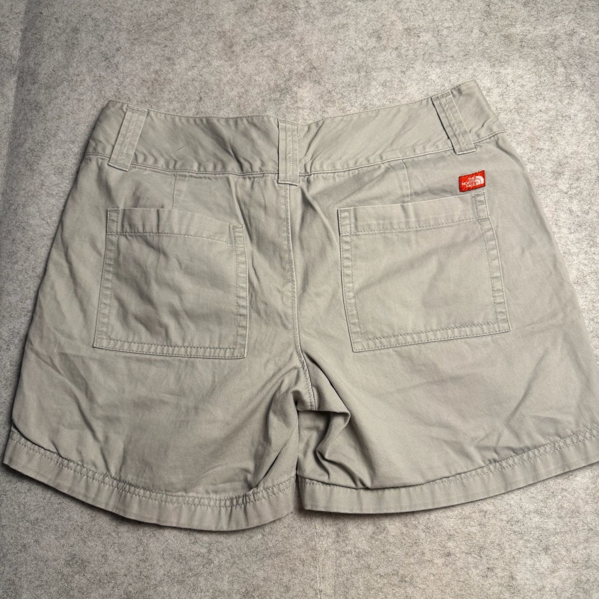 The North Face Utility Shorts Gray Canvas Outdoor Pockets 7