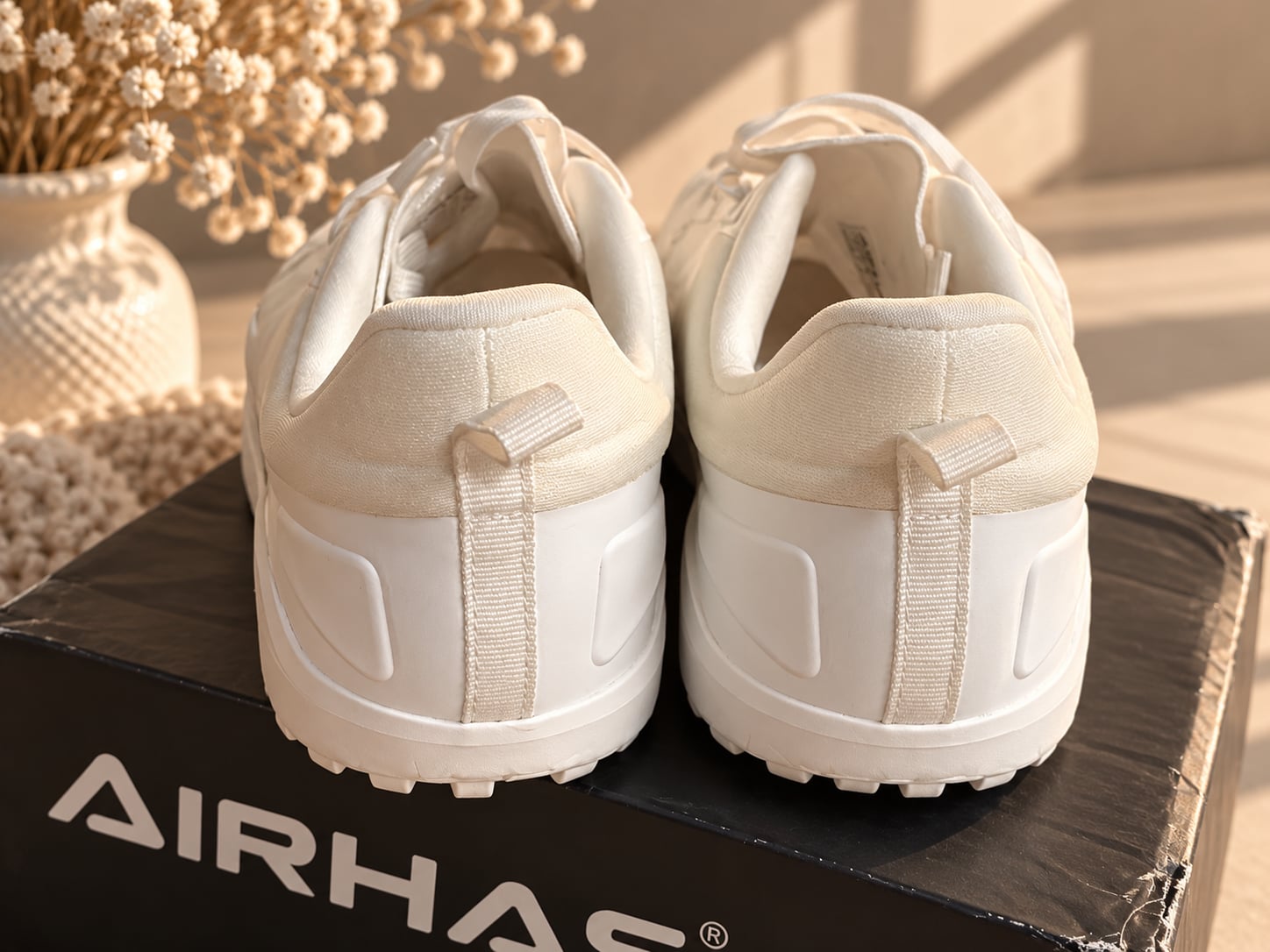 Airhas White Barefoot Sneakers Minimalist Gym Shoes New 4
