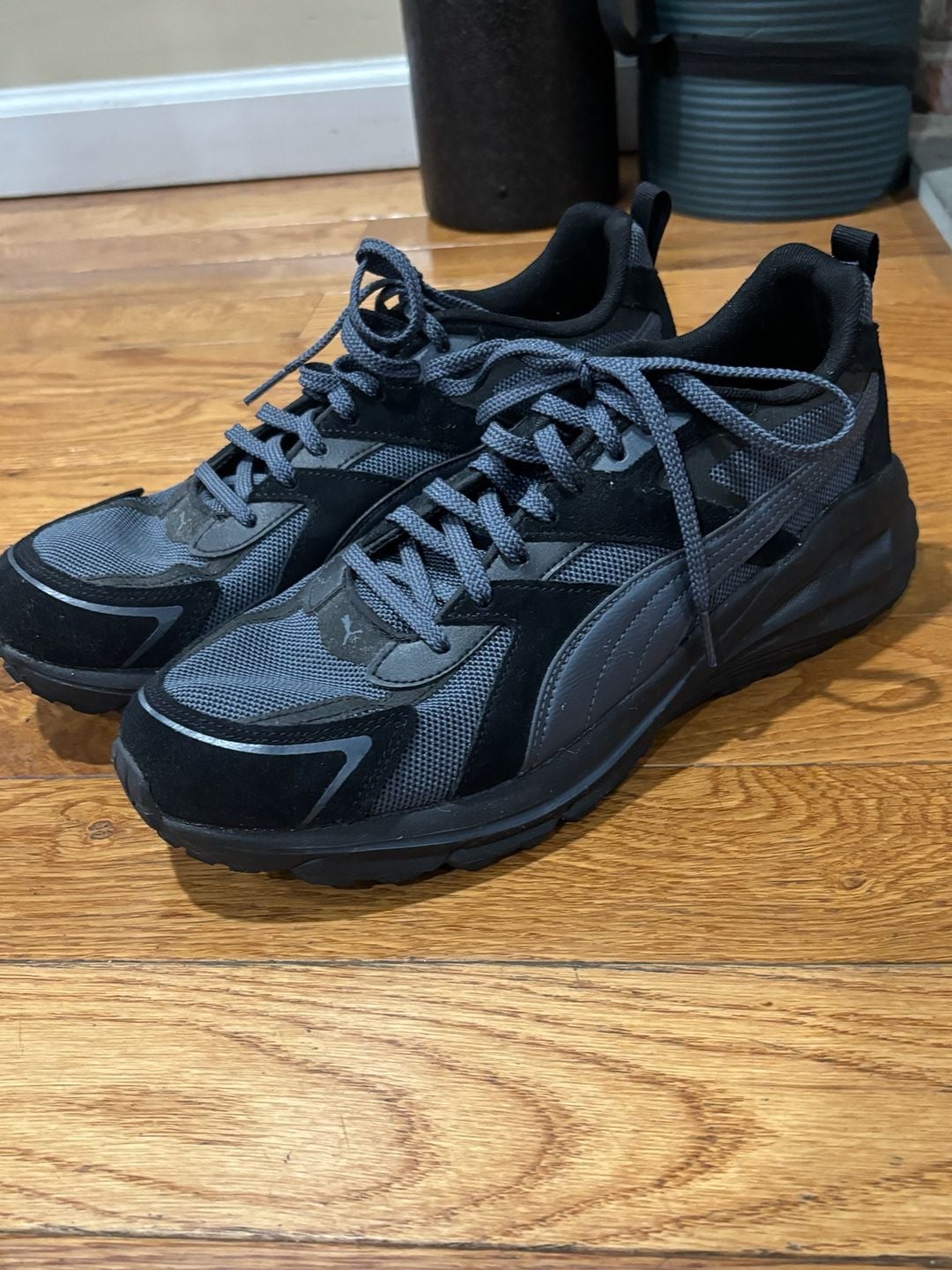 PUMA Hypnotic LS Black Strong Grey Sneakers Men’s Size 10.5 2