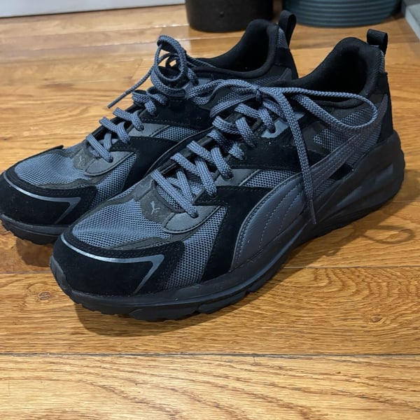 PUMA Hypnotic LS Black Strong Grey Sneakers Men’s Size 10.5