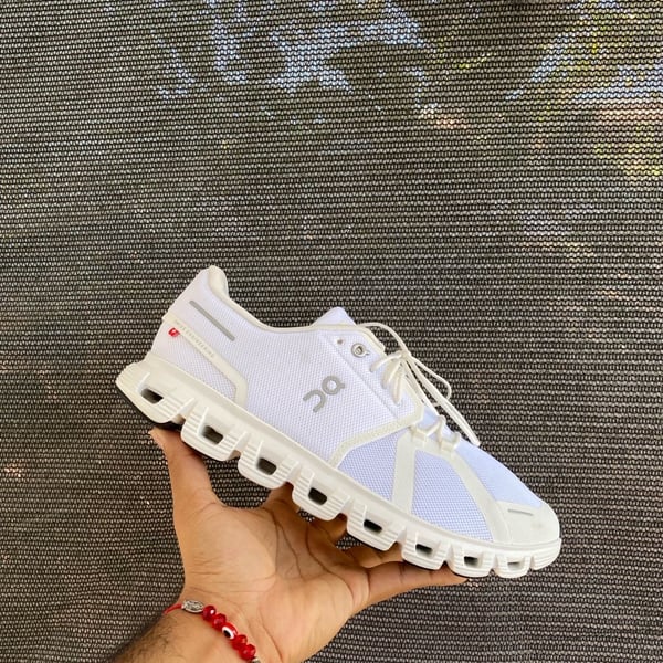On Running Cloud 5 White Sneakers