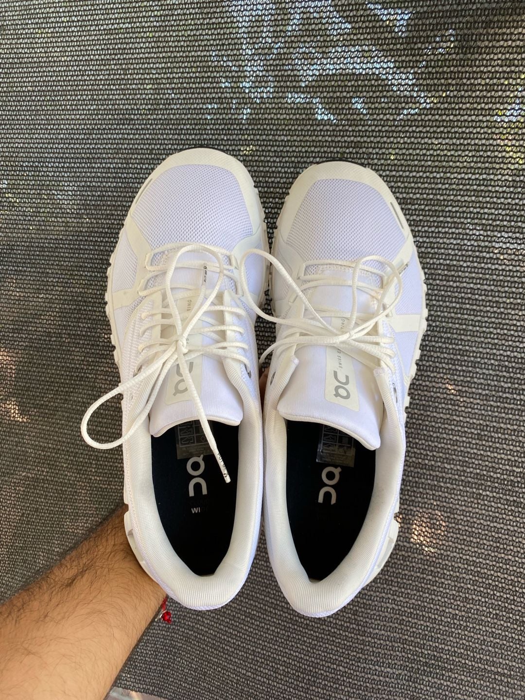 On Running Cloud 5 White Sneakers 9
