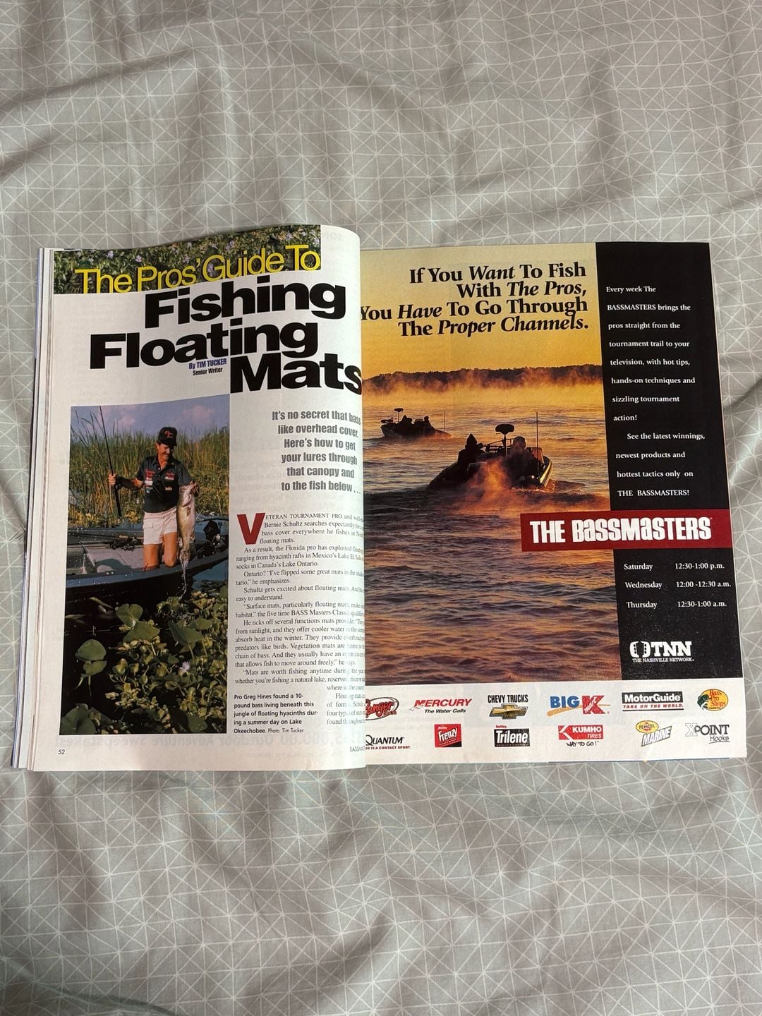 Bassmaster Magazine January 2000 Advanced Carolina Rigging 3