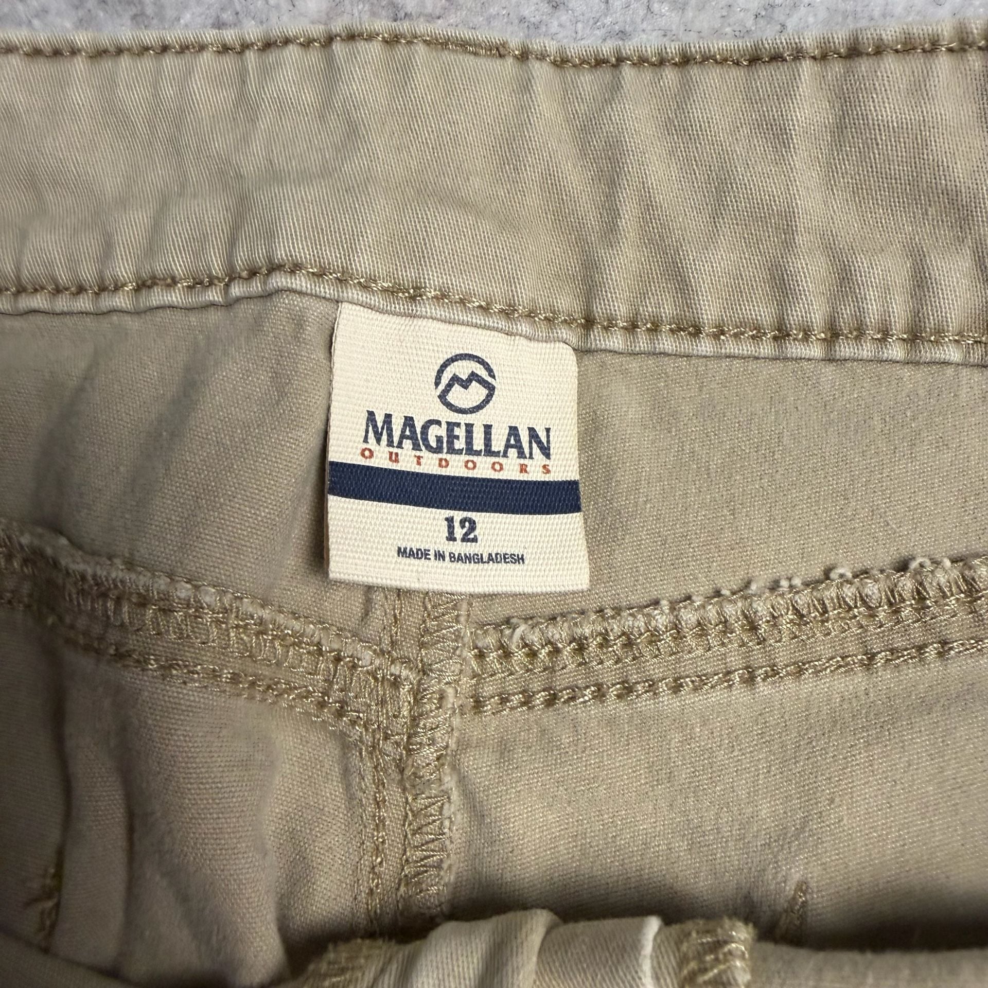 Magellan Outdoors Chino Pants Size 12 Tan Khaki 4