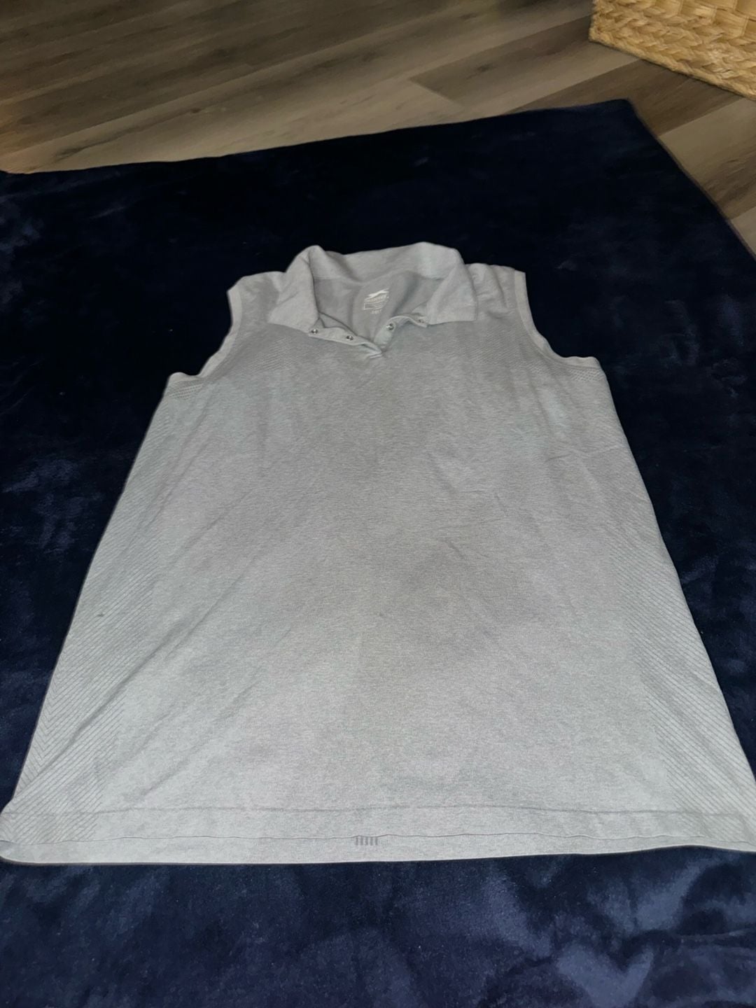 Slazenger Golf Sleeveless Polo Size XL Gray 2
