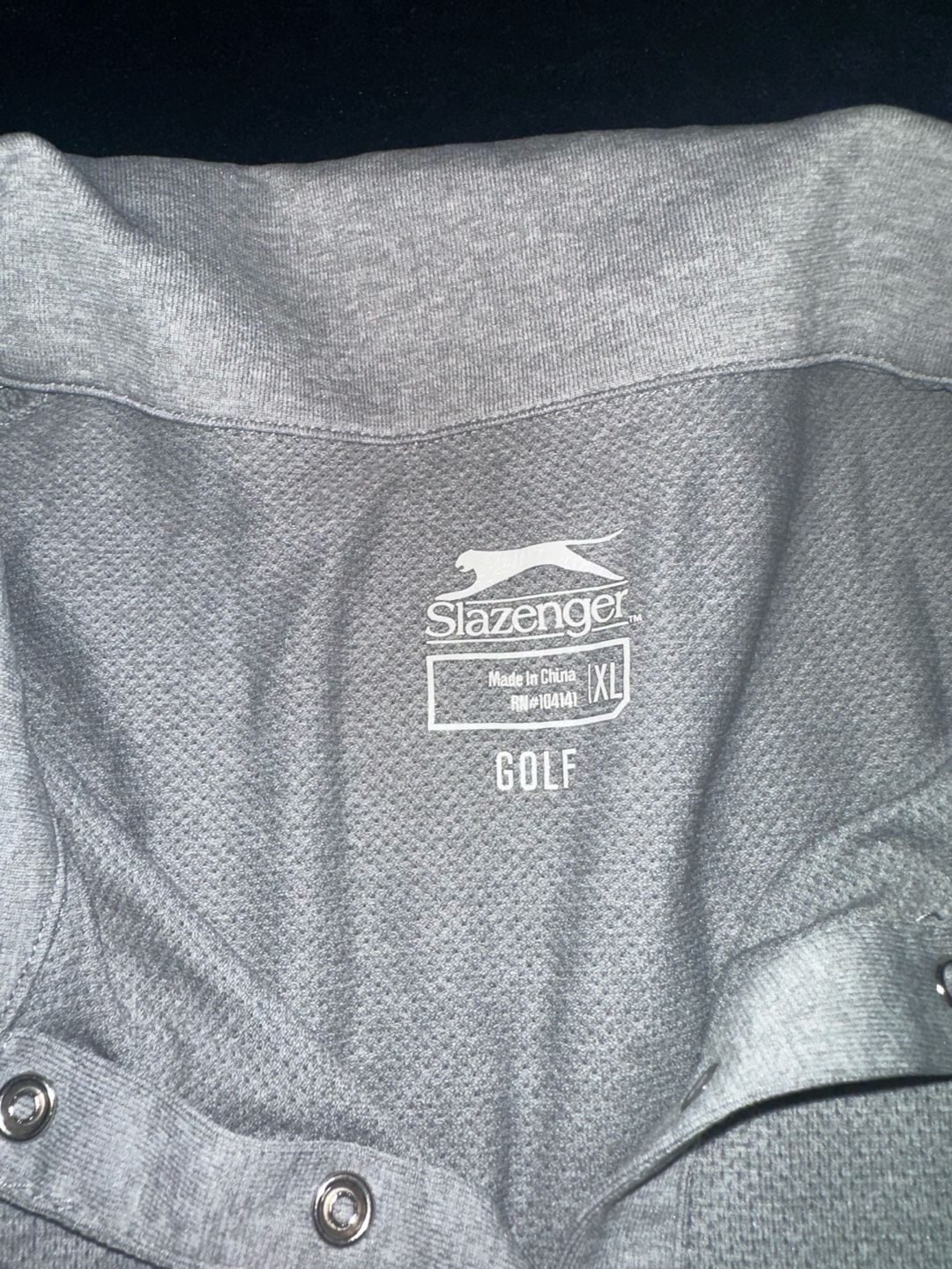 Slazenger Golf Sleeveless Polo Size XL Gray 3