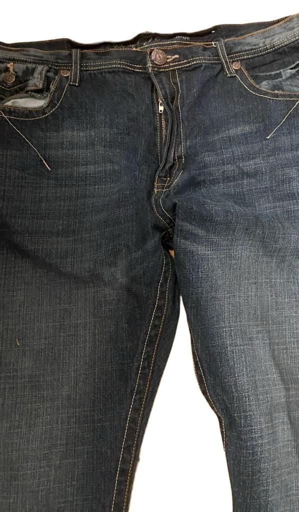 Songs Of Freedom Jeans Dark Wash Straight Leg Size 40 5