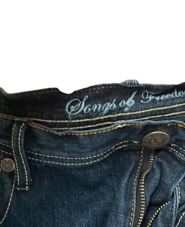 Songs Of Freedom Jeans Dark Wash Straight Leg Size 40 6