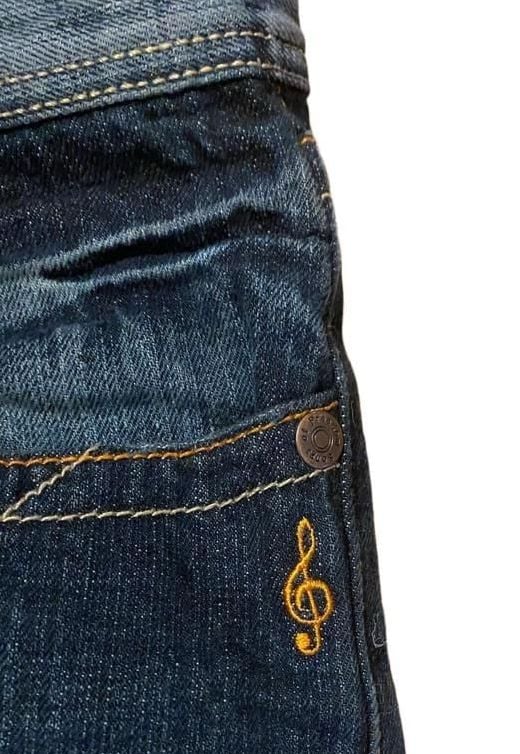 Songs Of Freedom Jeans Dark Wash Straight Leg Size 40 8