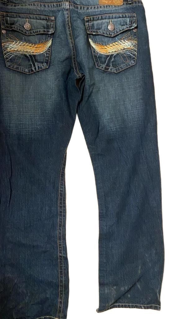 Songs Of Freedom Jeans Dark Wash Straight Leg Size 40 11