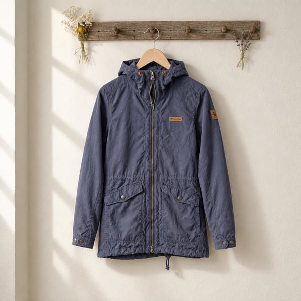 Columbia Cultus Lake Hooded Jacket Blue Cotton