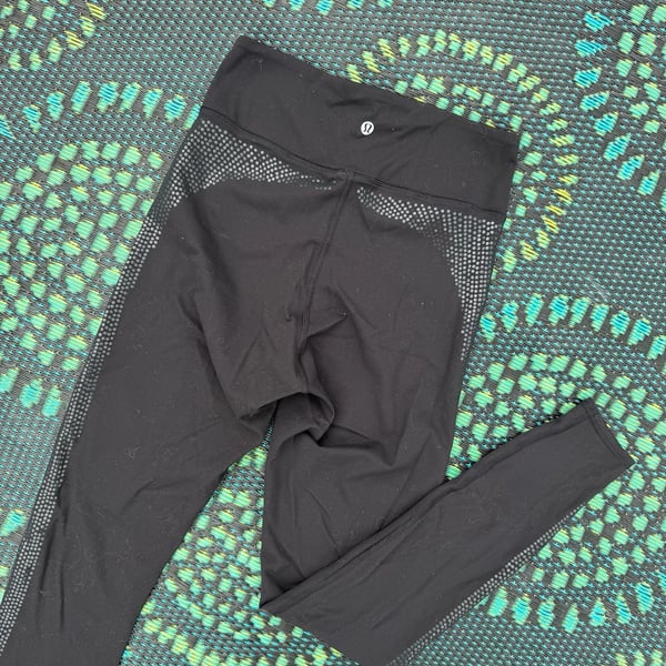 Lululemon Speed Tight IV SE Size 8 Black Reflective Leggings