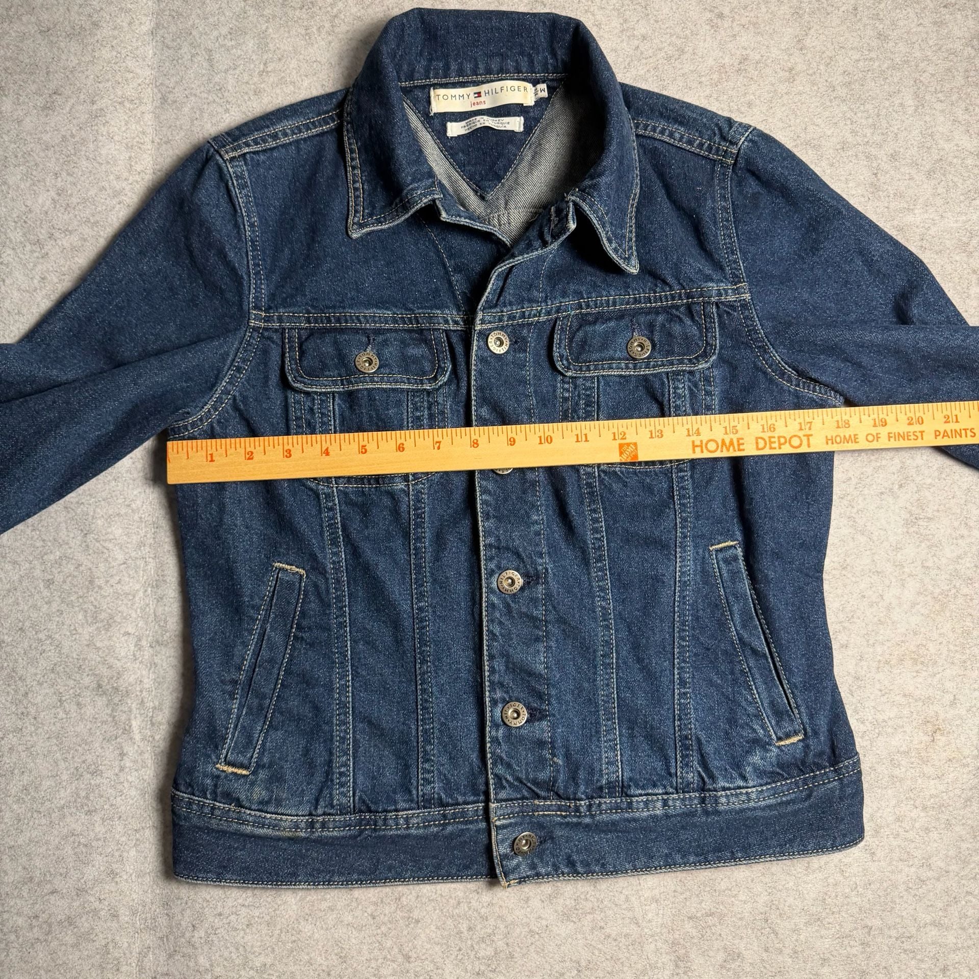 Tommy Hilfiger Jeans Denim Jacket Size M Blue Cotton 3