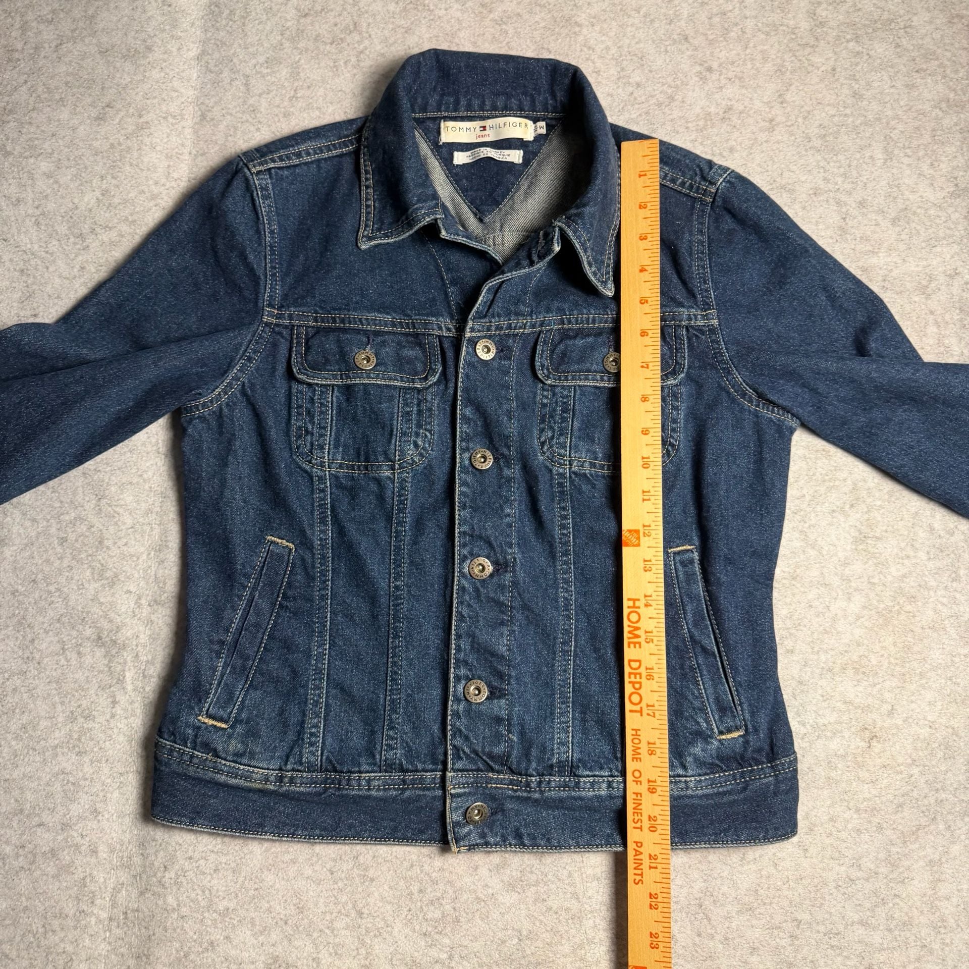 Tommy Hilfiger Jeans Denim Jacket Size M Blue Cotton 4